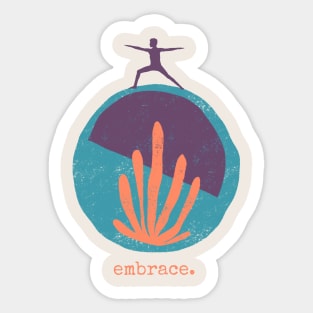 Embrace - Yoga Sticker